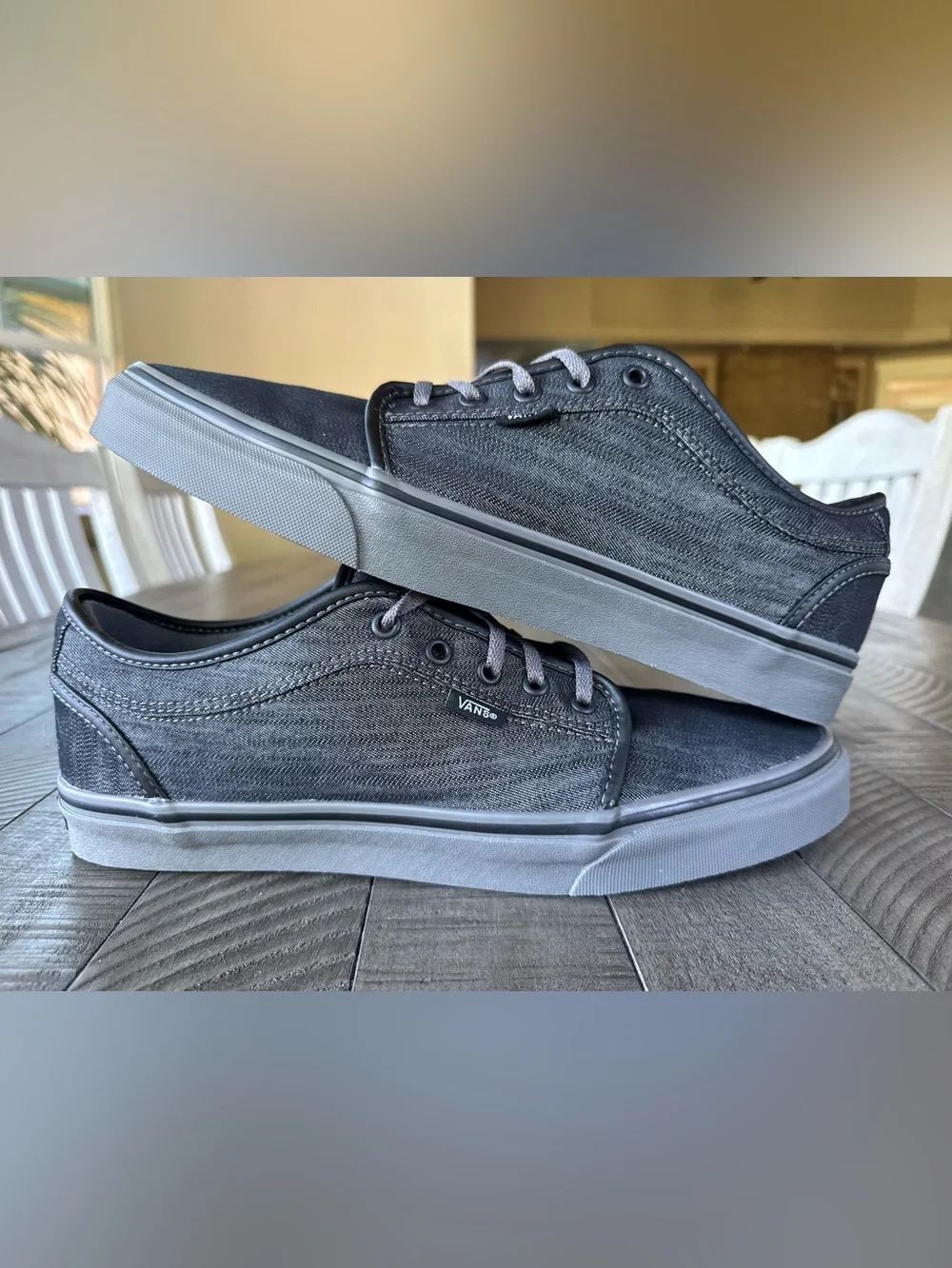 Vans Pro Chukka Low Denim Canvas Sneakers Men's Size 13 (NWOT)